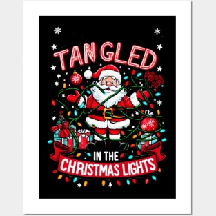 Tangled Santa Claus Posters and Art